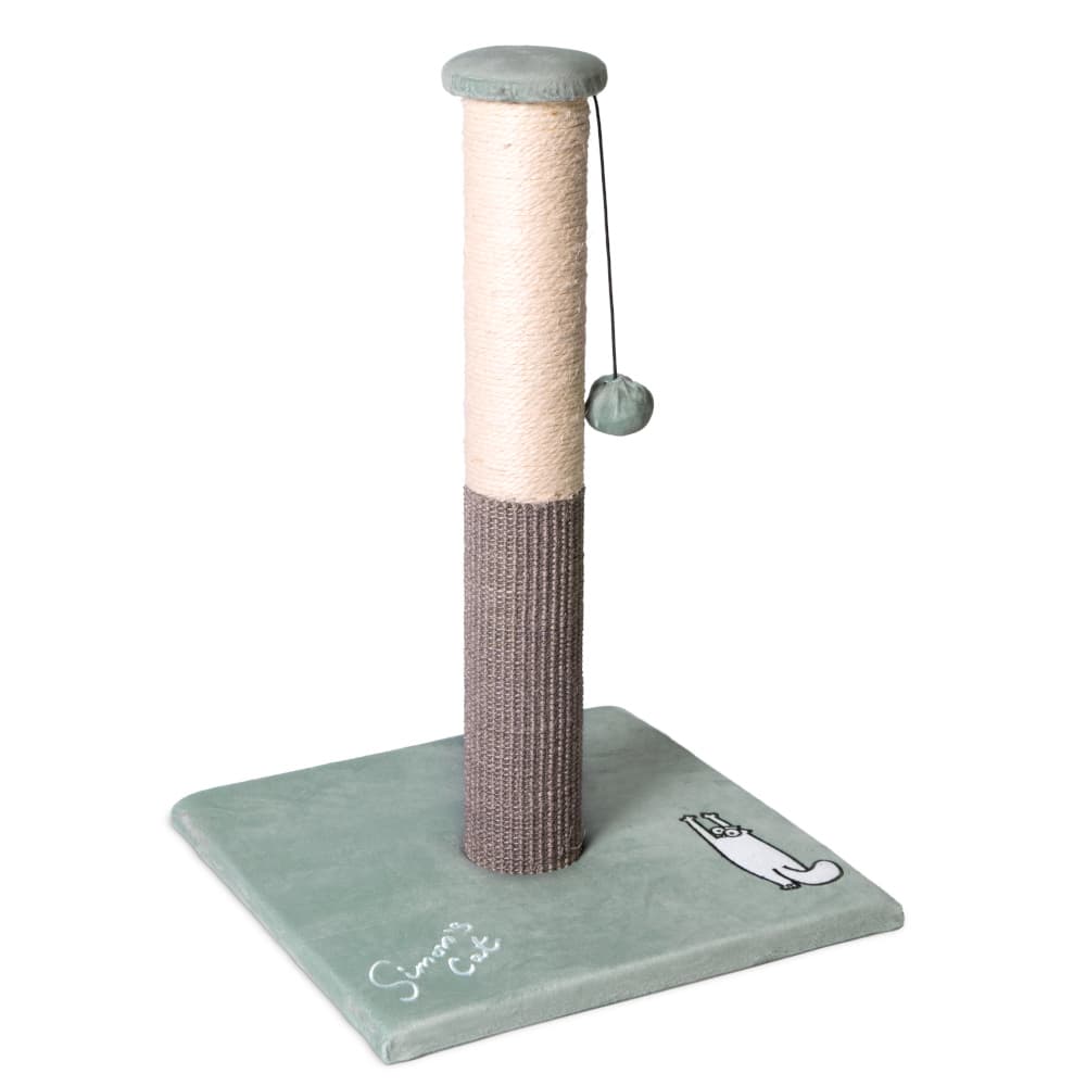 Poste rascador de Simon's Cat para gatos - Gris / verde