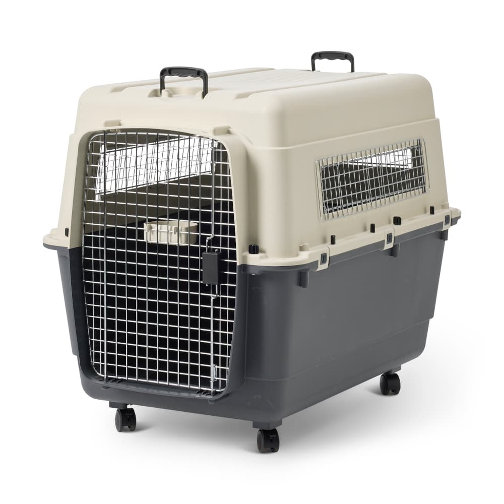 Transportín Savic Feria con ruedas - 7: XL, antrácita / beige