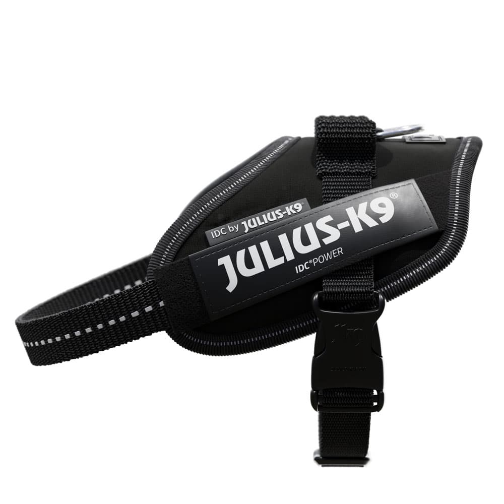 Arnés Julius-K9 IDC® Power negro para perros - Talla XL: perímetro torácico 71 - 96 cm