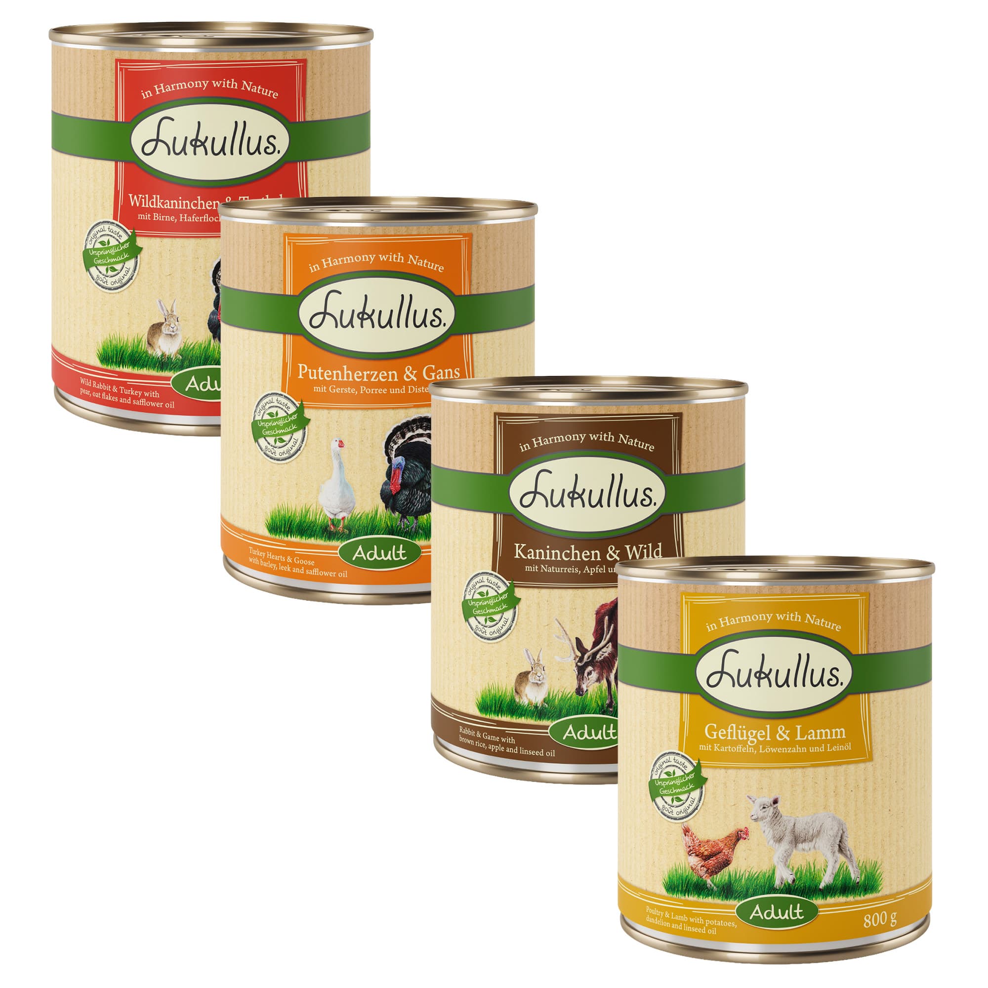 Lukullus 24 x 800 g - Pack Ahorro - Pack mixto I