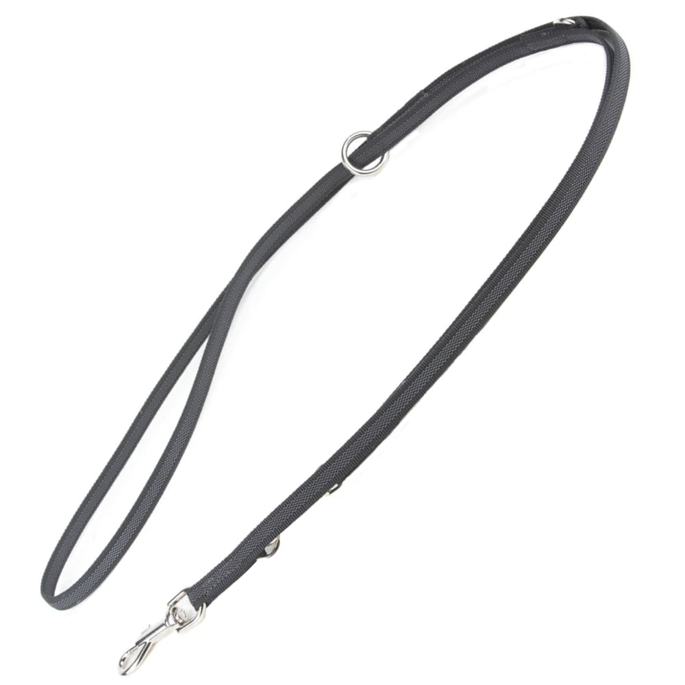 Correa ajustable Julius-K9 con goma entretejida para perros - 220 x 2 cm (L x An), hasta máx. 50 kg