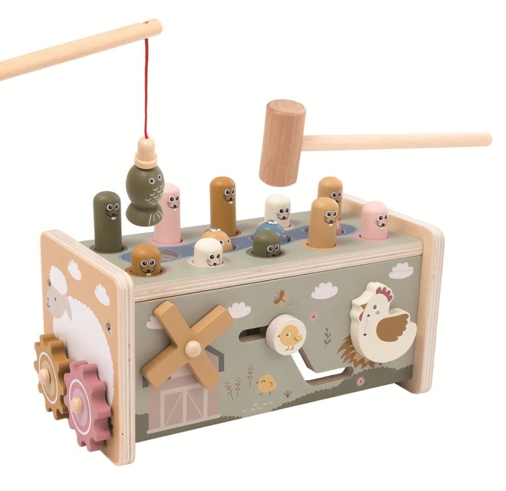 2Kids Toys Multifuncional banco de martilleo Granja