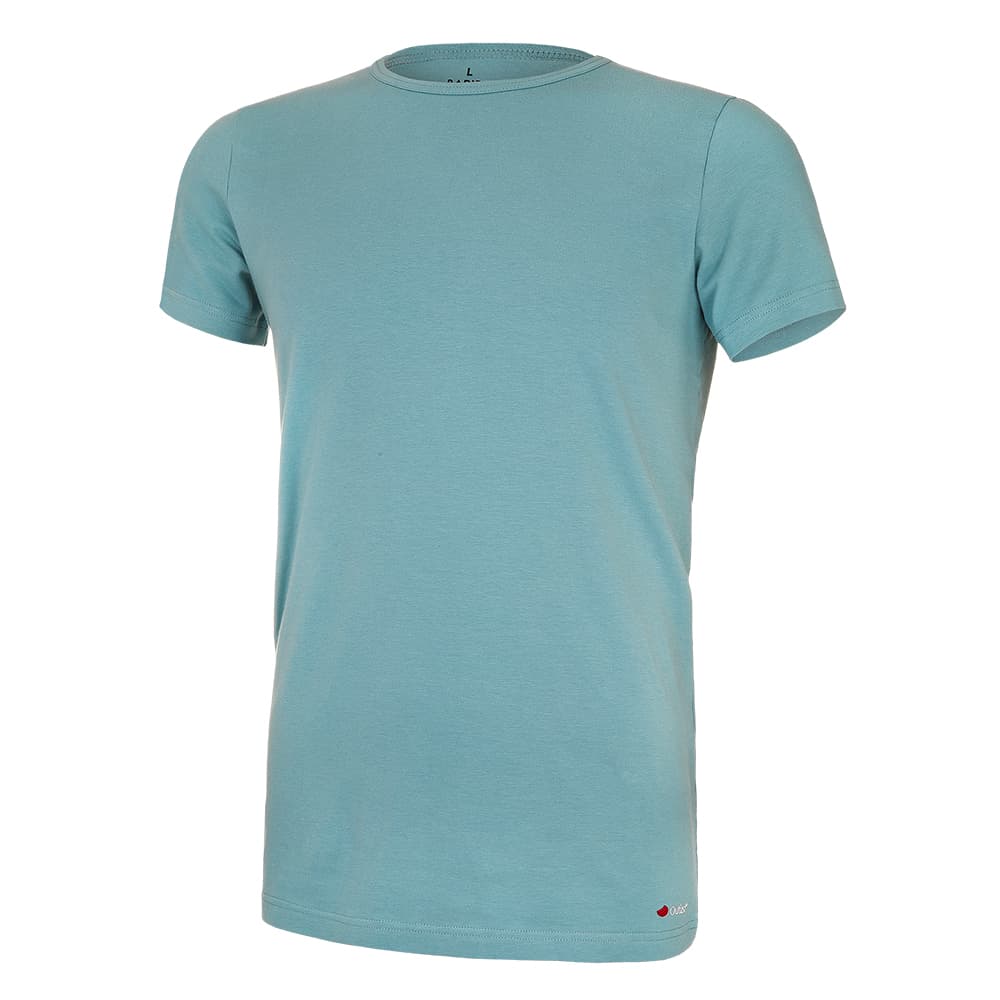 Camiseta de hombre MC fina con cuello en U Outlast® - liquen oscuro M