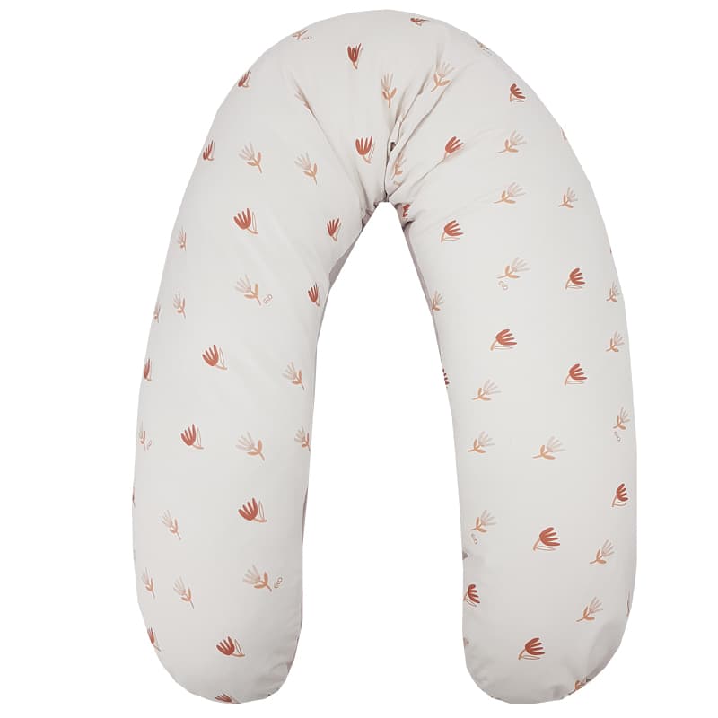 Cojín de lactancia EKO velvet Beige Meadow 180cm