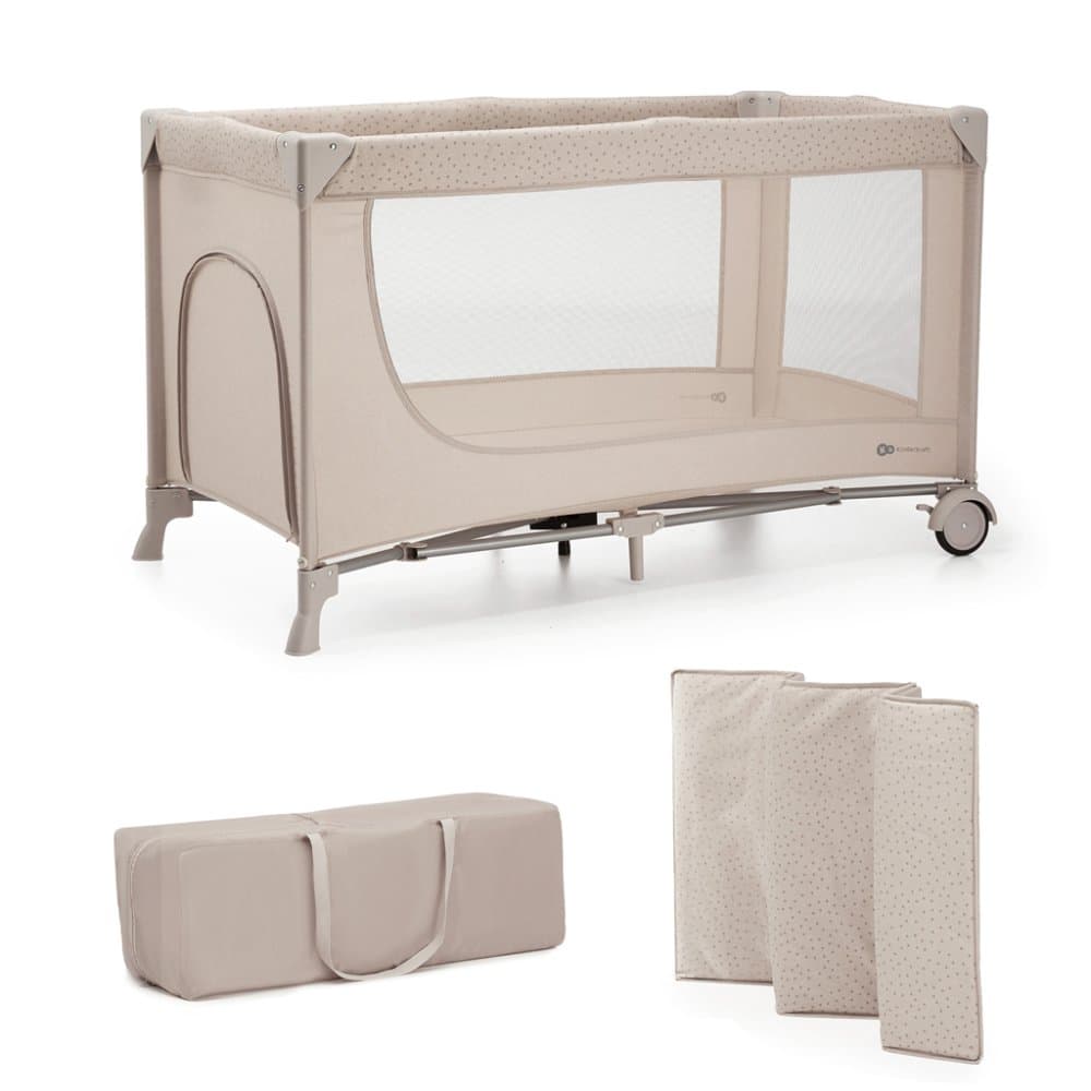 KINDERKRAFT Cuna de viaje Joy 2 Beige