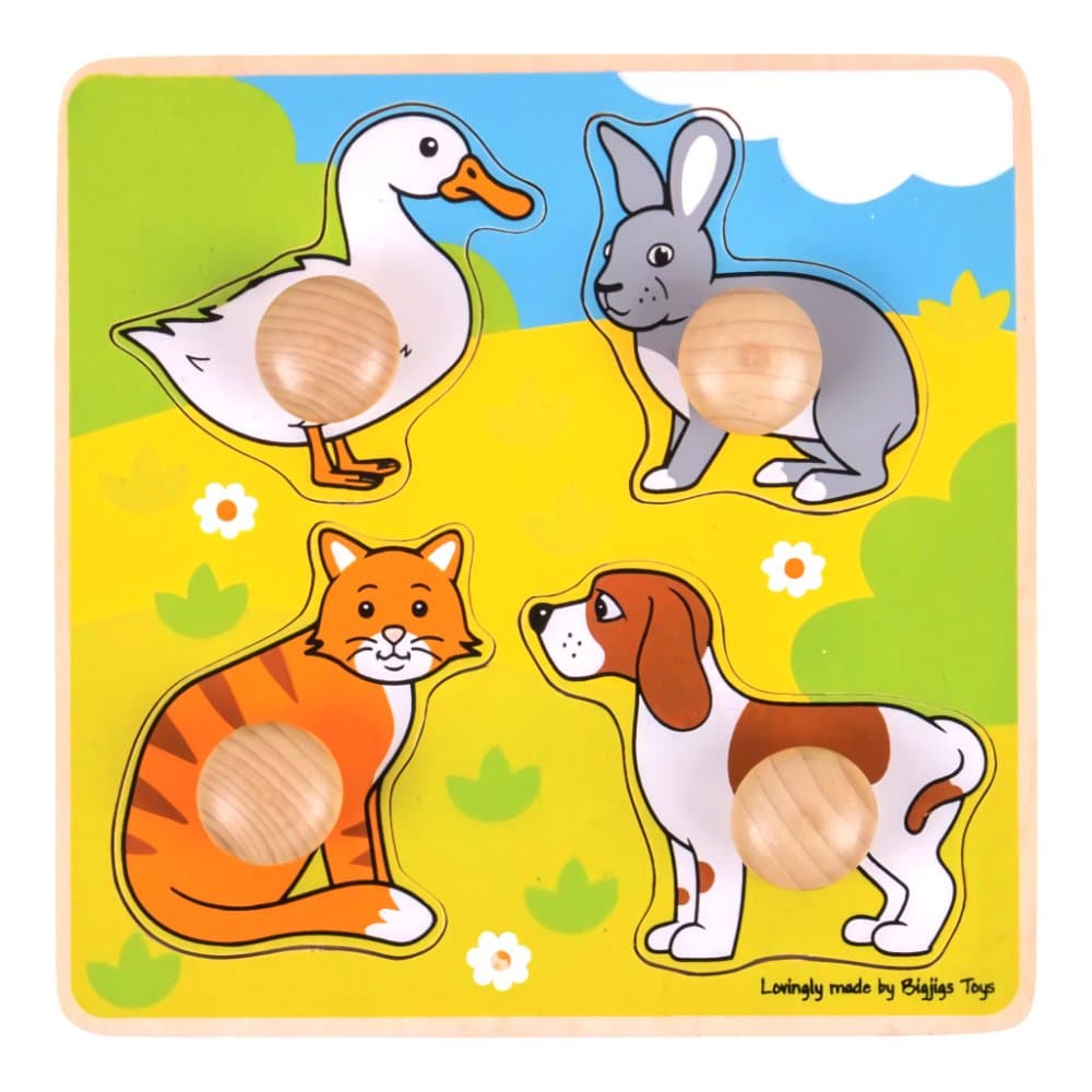 Bigjigs Toys Puzzle de encaje Animales domésticos