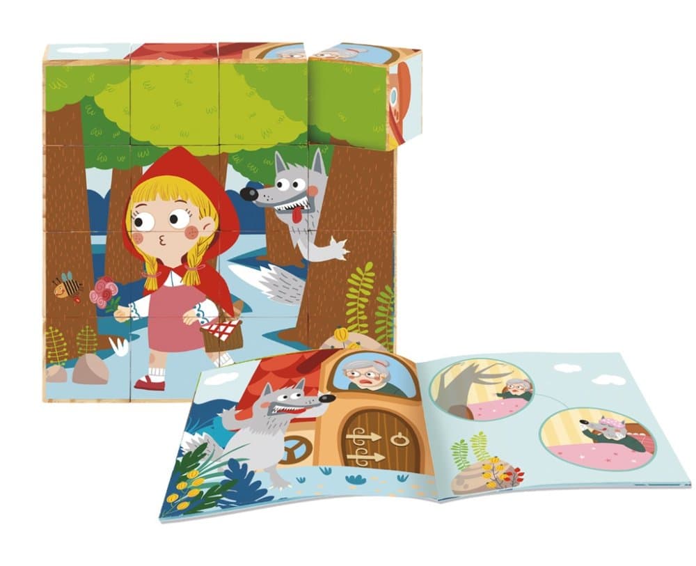 2Kids Toys Bloques Cuento de Caperucita Roja