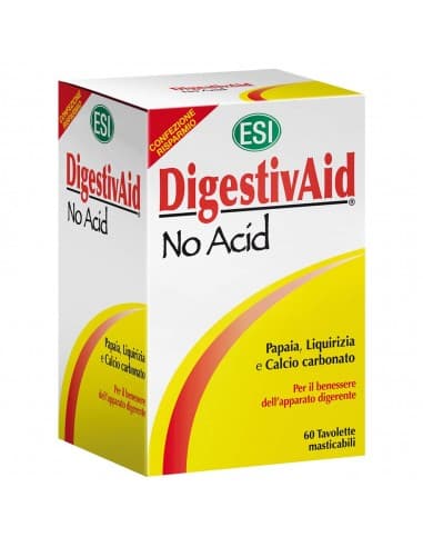 Esi Digestivaid No Acid 60 Tabletas