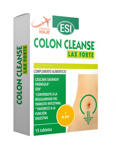 Esi Colon Cleanse Lax Forte Viaje 15 Tabletas