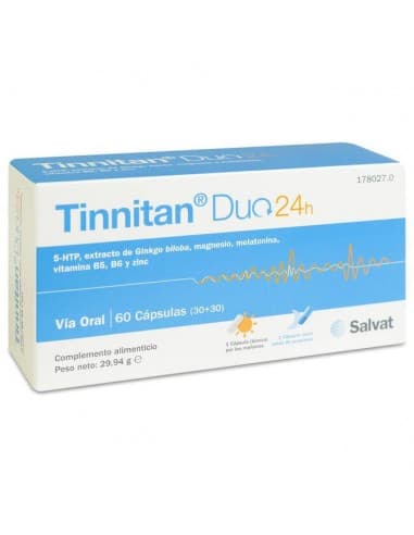 Salvat Tinnitan Duo 24h 60 Cápsulas