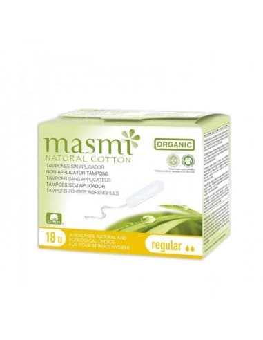 Masmi Tampones Digitales (sin Aplicador) Masmi Natural Cotton Regular 18 Unidades