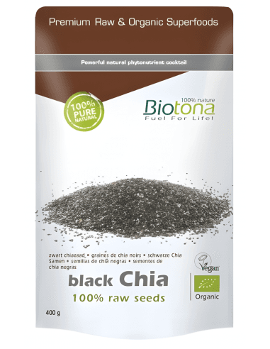 Biotona Black Chia Seed Raw Bio 400gr