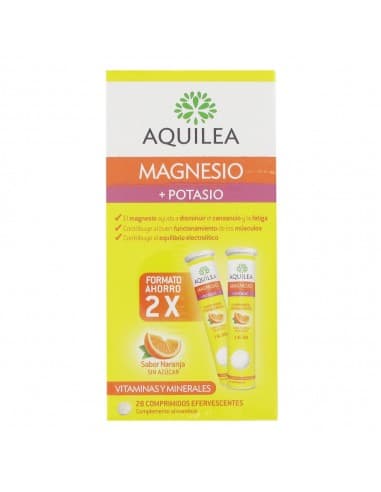 Aquilea Magnesio + Potasio 28 Comp. Efervescentes
