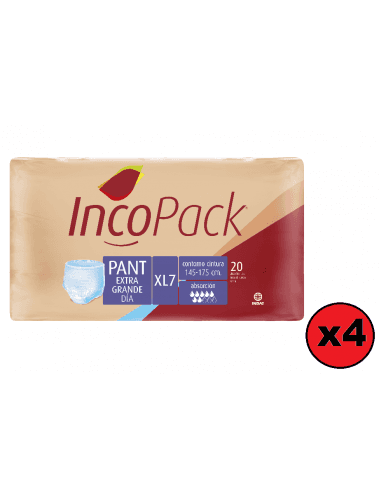 Incopack Pant Día Talla XL 80 Absorbentes (XL7)
