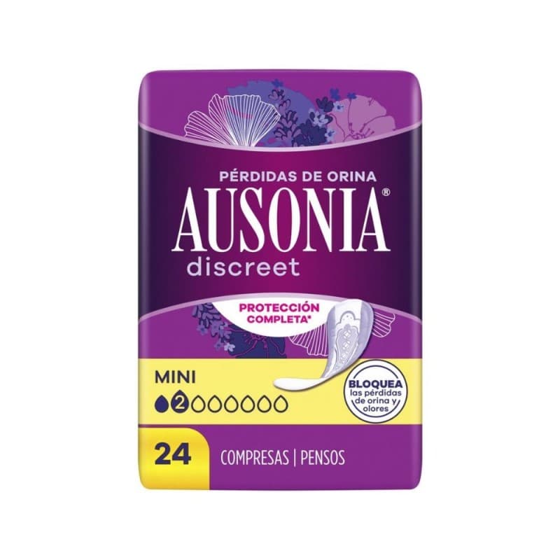 Ausonia Discreet Mini 24 Unidades