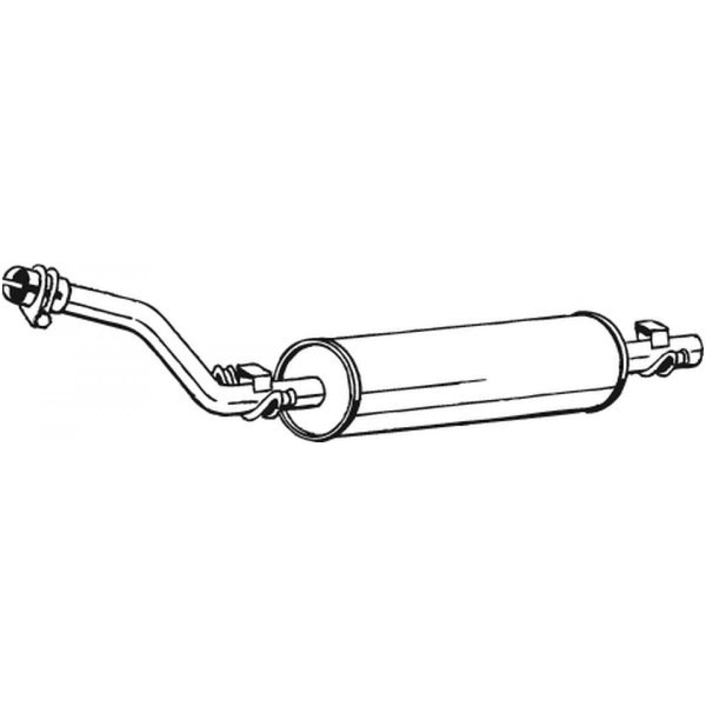 Silenciador posterior BOSAL 175-019