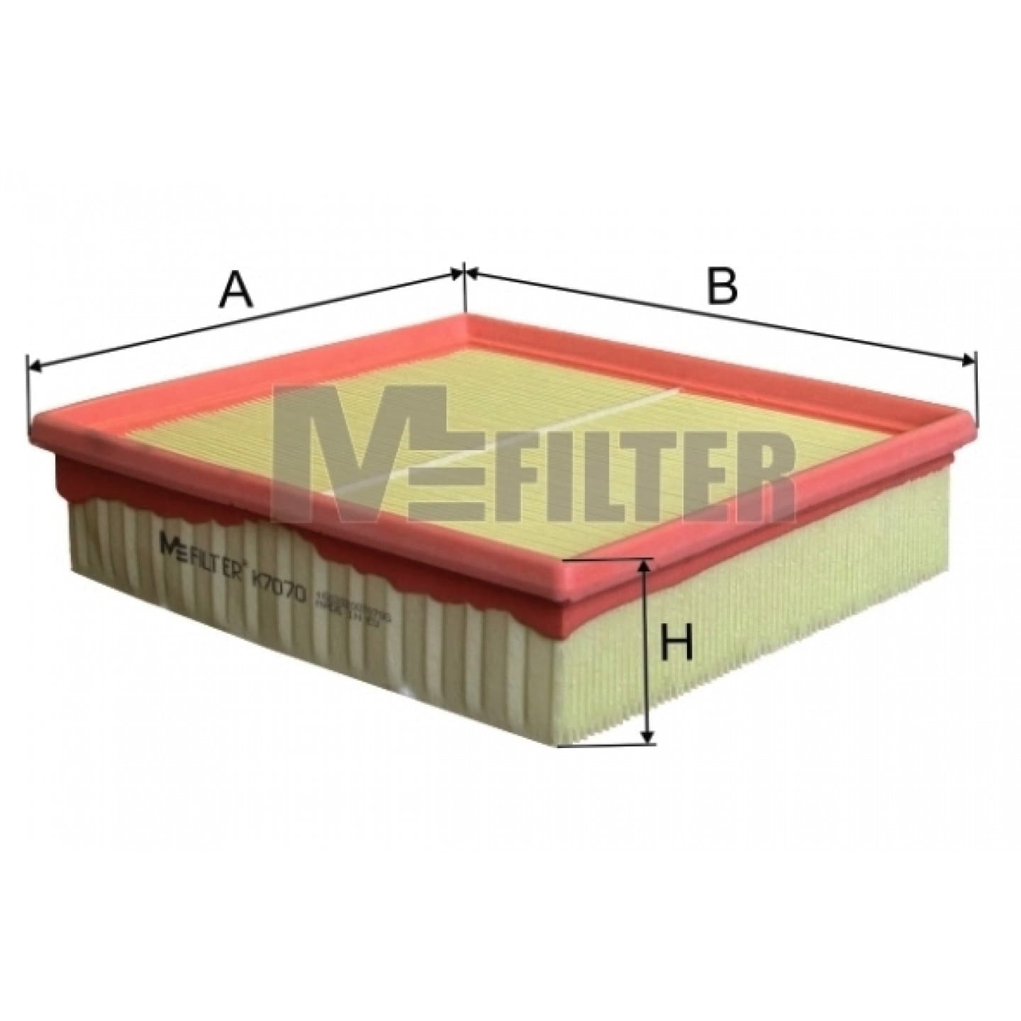 Filtro de aire MFILTER K 7070