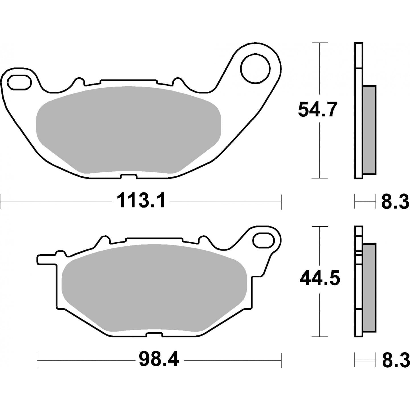 Juego de pastillas  BREMBO 07YA52SR view 2