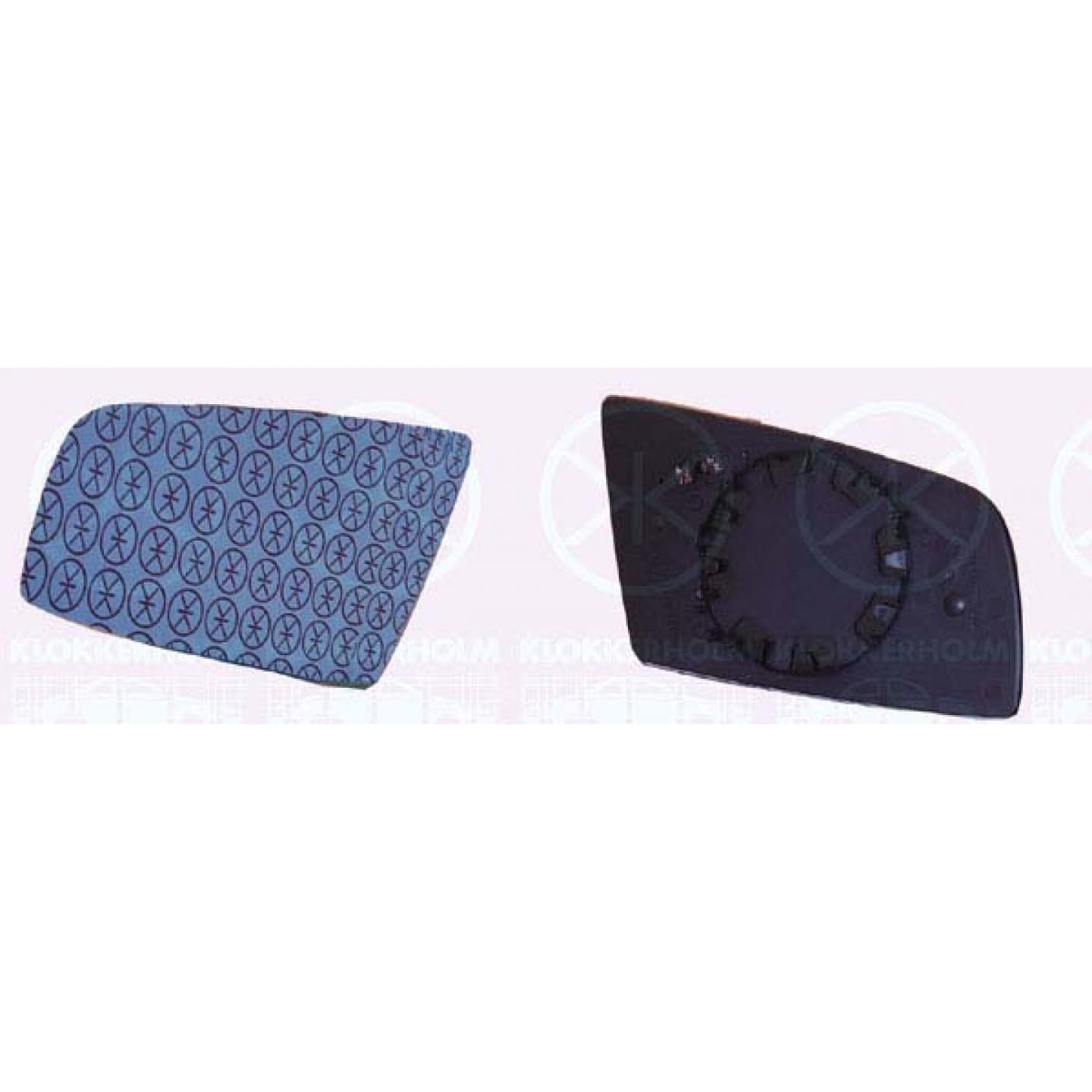 Cristal de espejo, retrovisor exterior KLOKKERHOLM 00661062