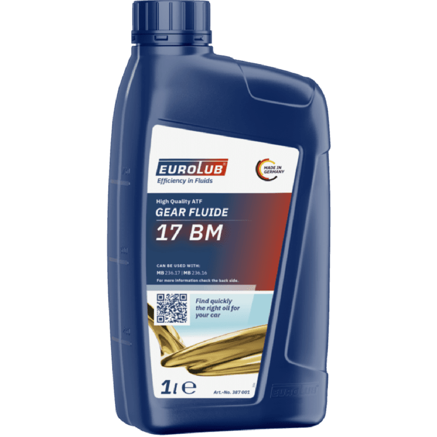 Aceite para transmisión automática EUROLUB Gear Fluide 17 BM 1L