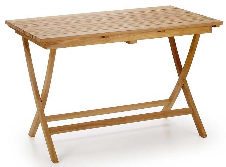 MOYCOR - Mesa de comedor plegable de teca