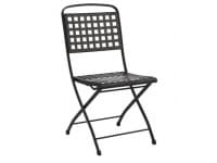 Silla jardin plegable hierro Isabella Verde bosque