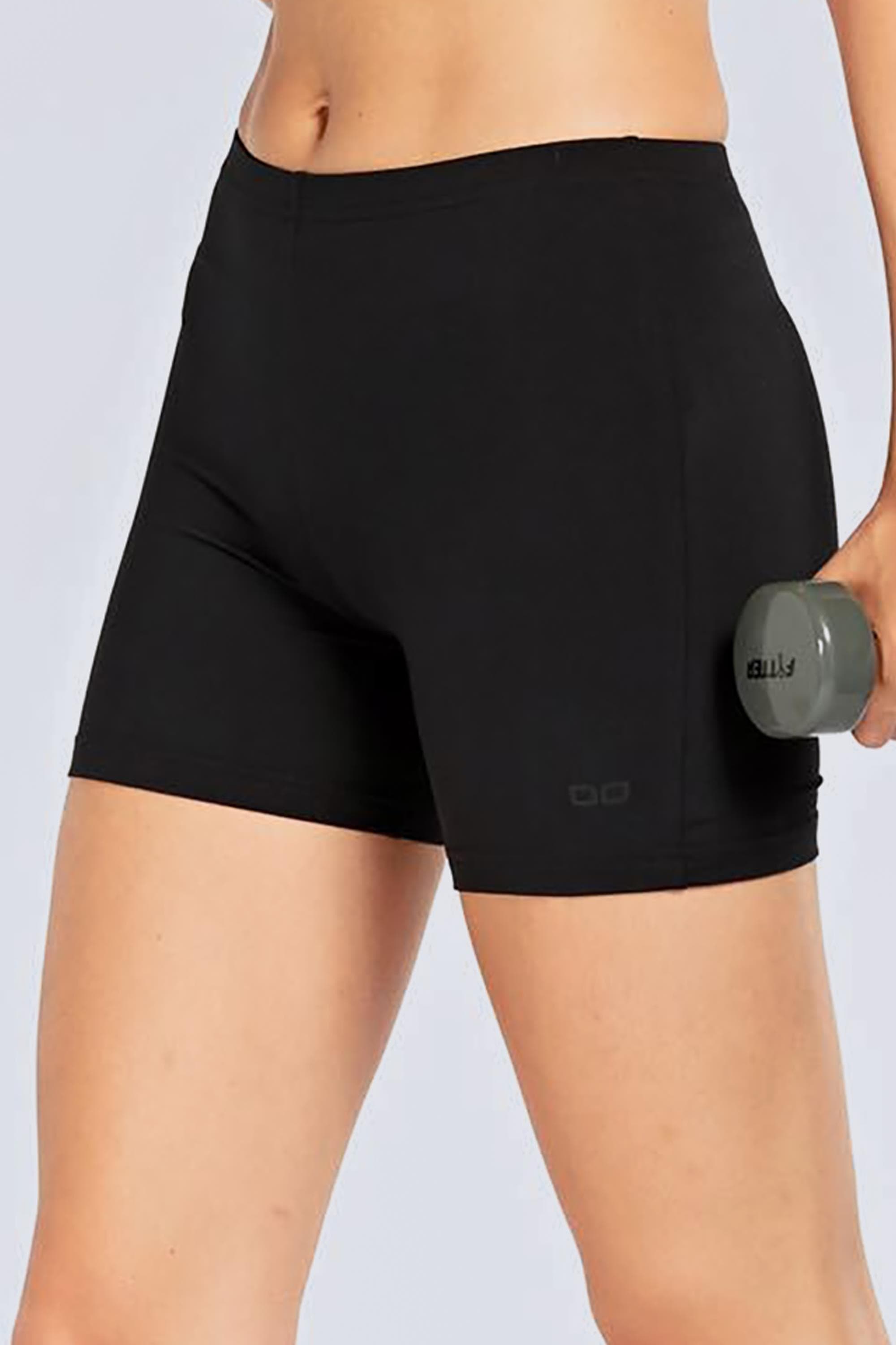 Mallas Cortas Doone - Negro - Leggings Cortos Mujer talla M