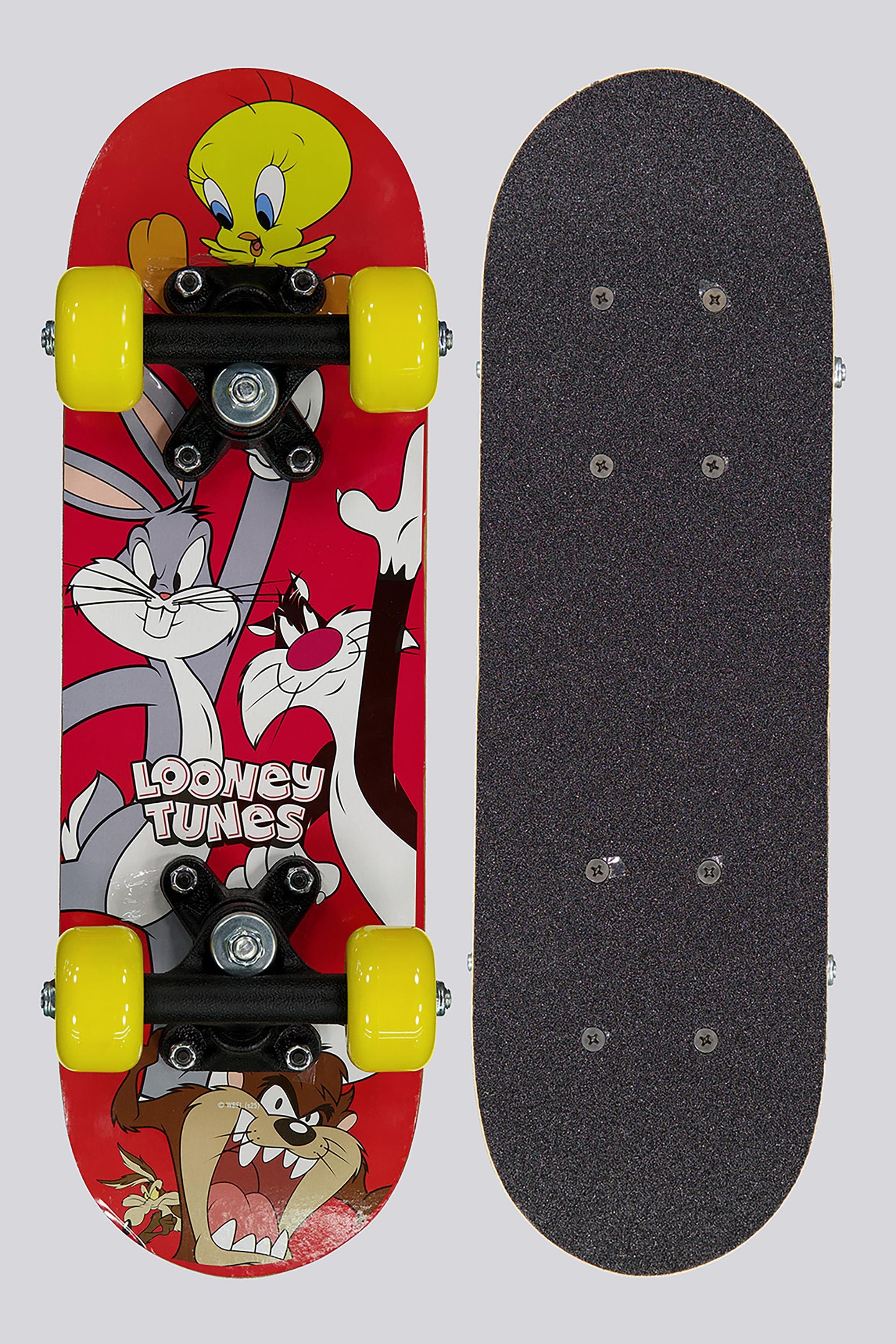 Skate Looney Tunes - Rojo - Monopatín Warner talla UNICA