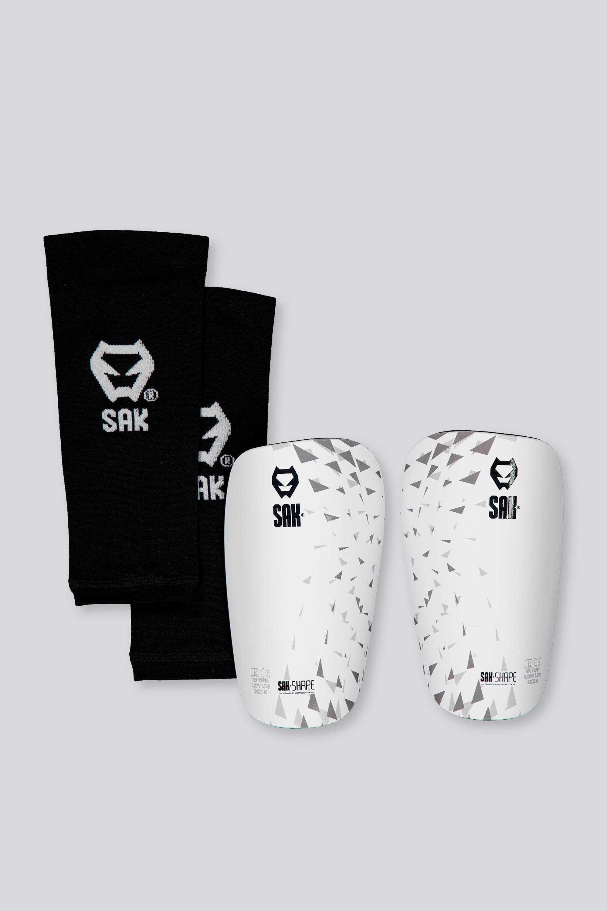 Sak Project Shape - Blanco - Espinilleras Fútbol talla M