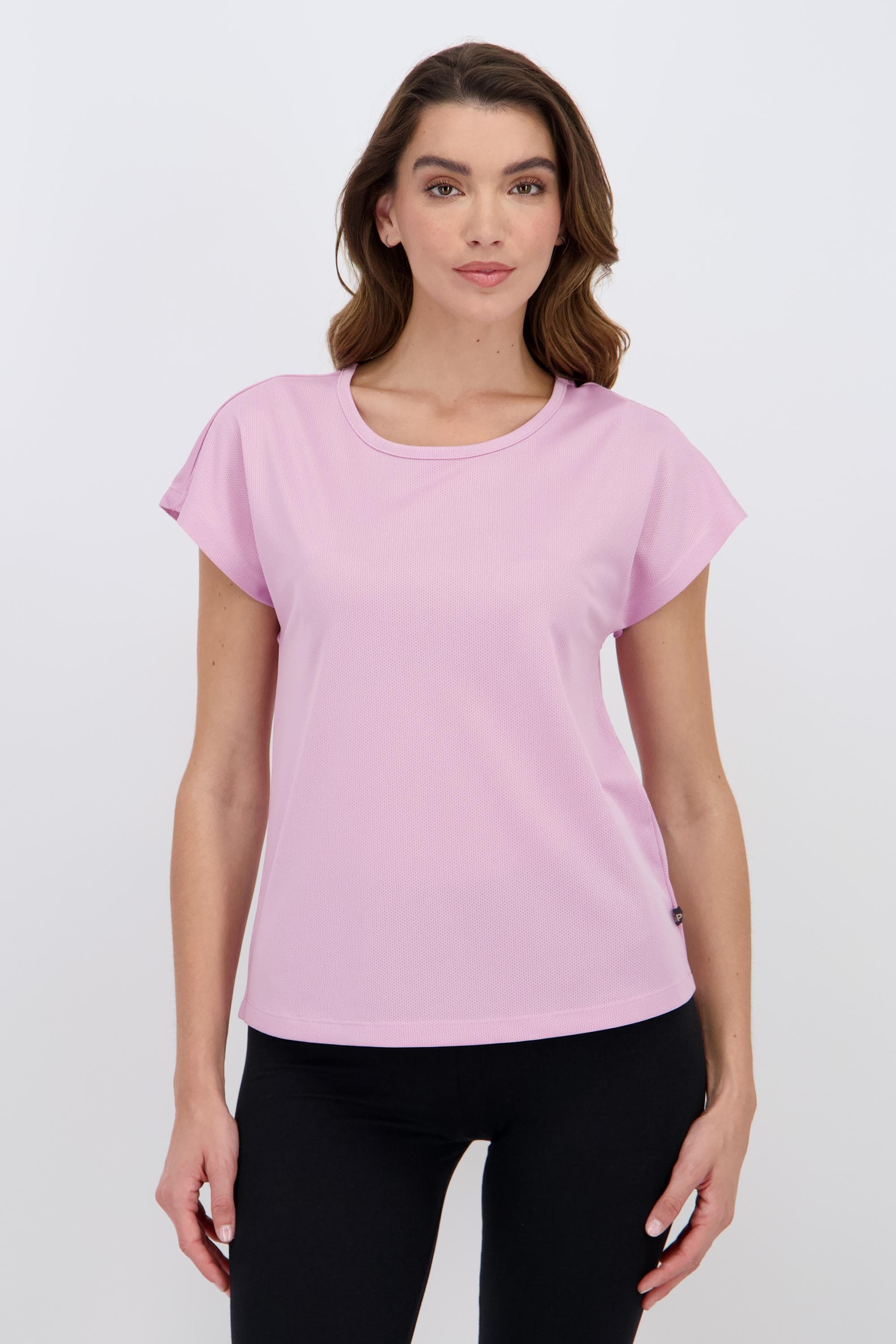 Camiseta Manga Corta Up - Rosa - Camiseta Mujer talla L