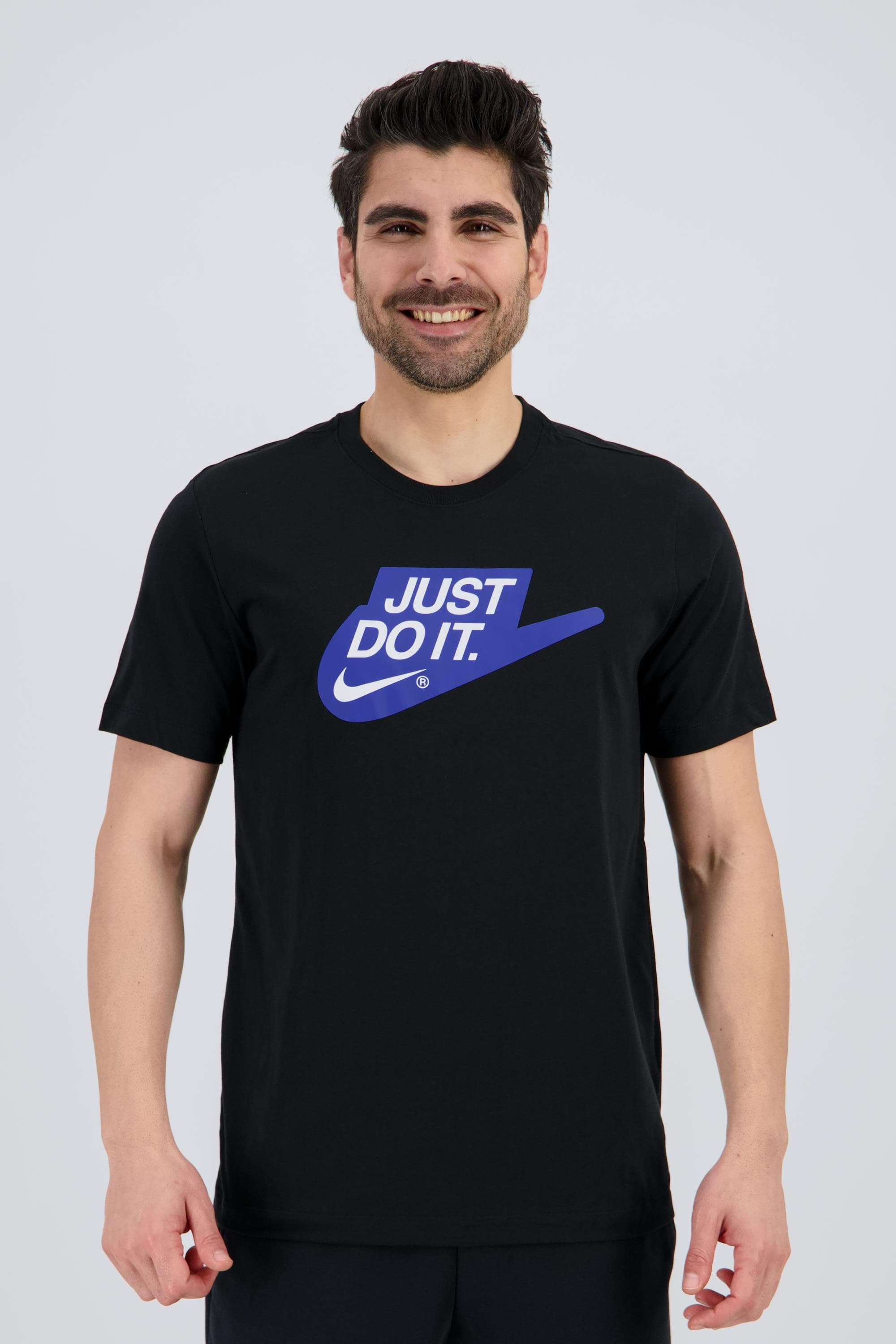 Nike Just Do It - Negro - Camiseta Algodón Hombre talla XL