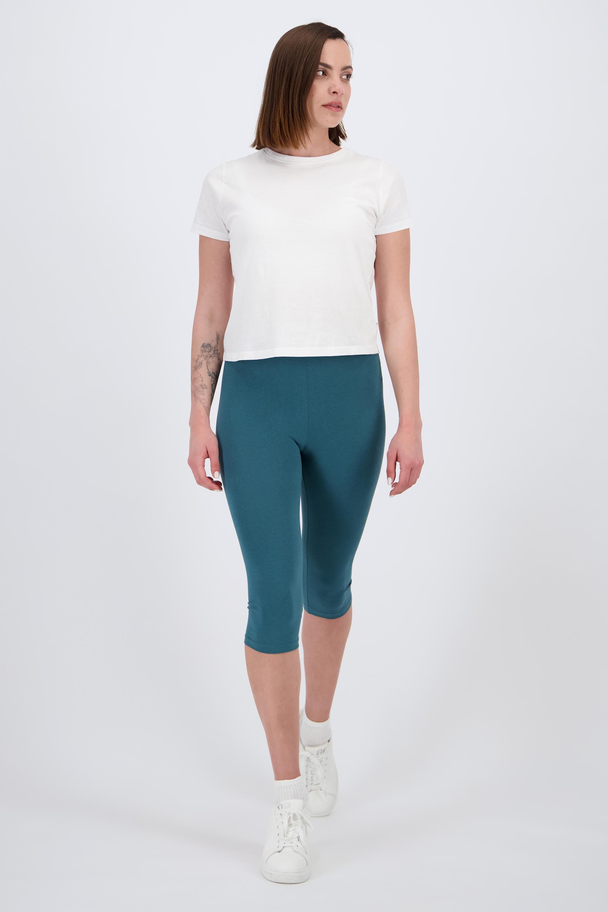 Mallas Pirata Up - Verde - Leggings Capri Mujer talla M view 2