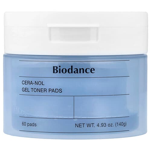 Biodance, Almohadillas de tónico en gel con Cera-Nol, 60 almohadillas