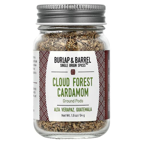 Burlap & Barrel, Cardamomo nuboso, Vainas molidas, 54 g (1,9 oz)