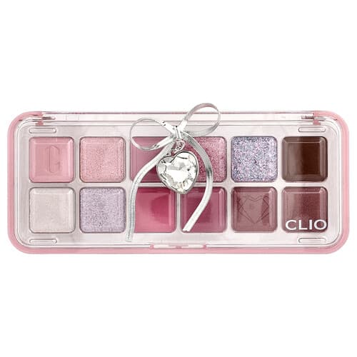 Clio, Edición de lujo de Koshort, Paleta de sombras de ojos profesional Air, 12 Crystal Paw, 1 unidad