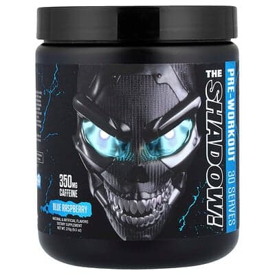 JNX Sports, The Shadow, para antes de realizar ejercicio, frambuesa azul, 270 g (9,5 oz)
