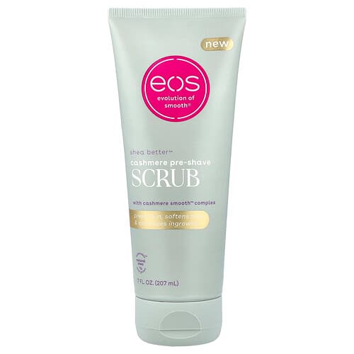EOS, Shea Better™, Exfoliante de cachemira para antes del afeitado, 207 ml (7 oz. líq.)