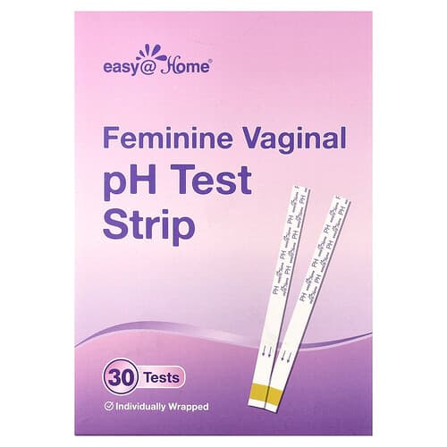 Easy@Home, Tira de prueba de pH vaginal femenino, 30 pruebas