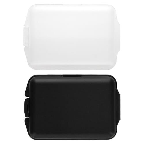 Ezy Dose, Sólidos para dispensación de medicamentos, Blanco y negro, 2 unidades