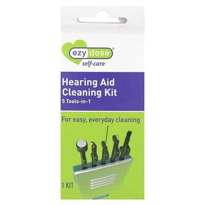 Ezy Dose, Cuidado personal, Kit de limpieza para audífonos, 1 kit