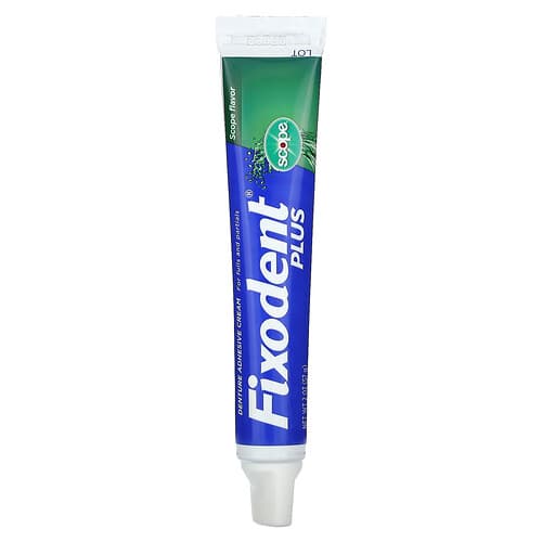 Fixodent, Plus, Crema adhesiva dental, Scope, 57 g (2 oz)