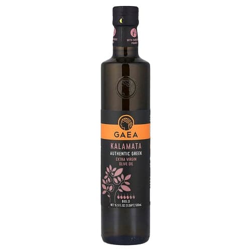 Gaea, Aceite de oliva extra virgen Kalamata, Negrita, 500 ml (16,9 oz. Líq.)