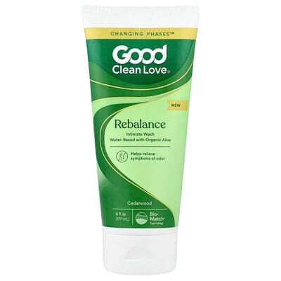 Good Clean Love, Reequilibrio, Baño íntimo, Cedro, 177 ml (6 oz. líq.)