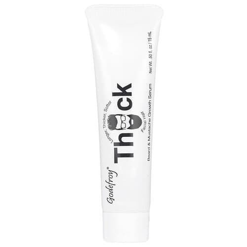 Godefroy, Thick™, Sérum para el crecimiento de la barba y el bigote, 15 ml (0,5 oz. líq.)