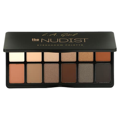 L.A. Girl, Paleta de sombras para ojos, GES418 The Nudist, 12 g (0,42 oz)
