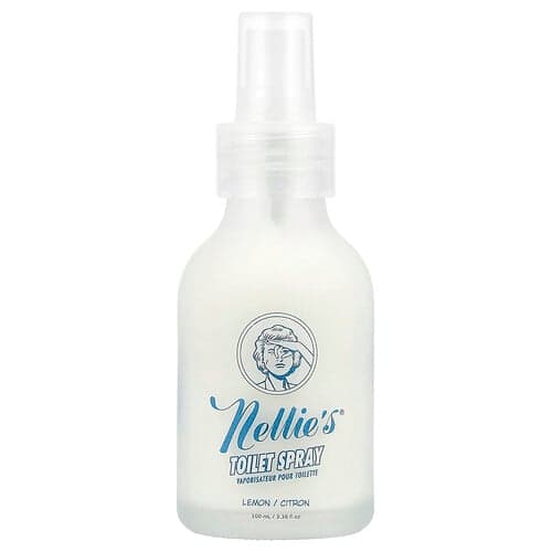 Nellie's, Spray para inodoro, Limón, 100 ml (3,38 oz. líq.)