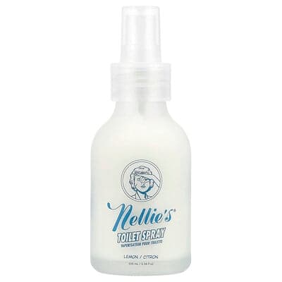 Nellie's, Spray para inodoro, Limón, 100 ml (3,38 oz. líq.)