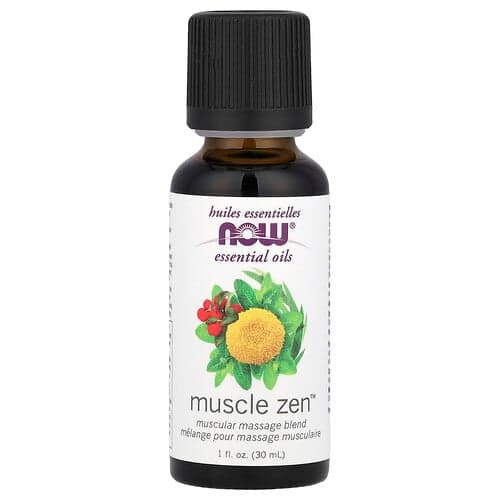 NOW Foods, Aceites esenciales, Muscle Zen™, 30 ml (1 oz. líq.)