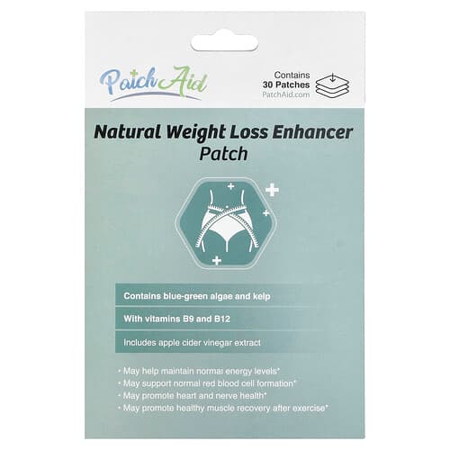 PatchAid, Parche potenciador de la pérdida de peso natural, 30 parches
