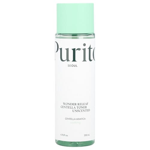 Purito, Tónico con Centella Wonder Releaf, Sin fragancia, 200 ml (6,76 oz. líq.)